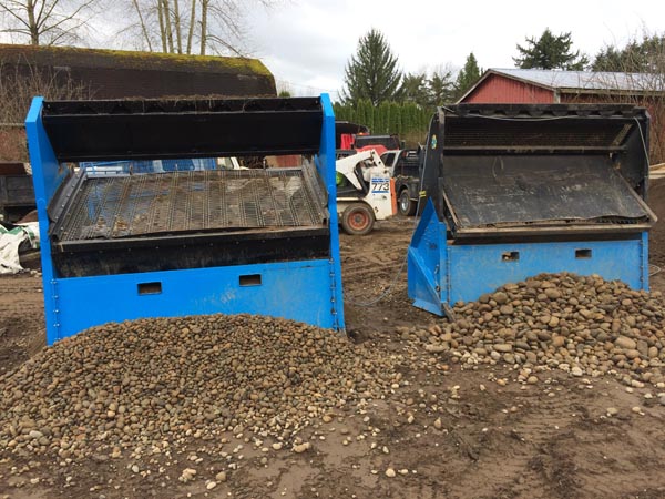 Screen soil on site.